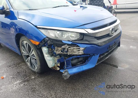 2018 Honda Civic Ex-L from USA, damaged, VIN JHMFC1F75JX042246